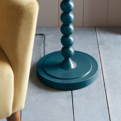 Higgledy Floor Lamp Base Gloss Marlin Blue Paint – Blue