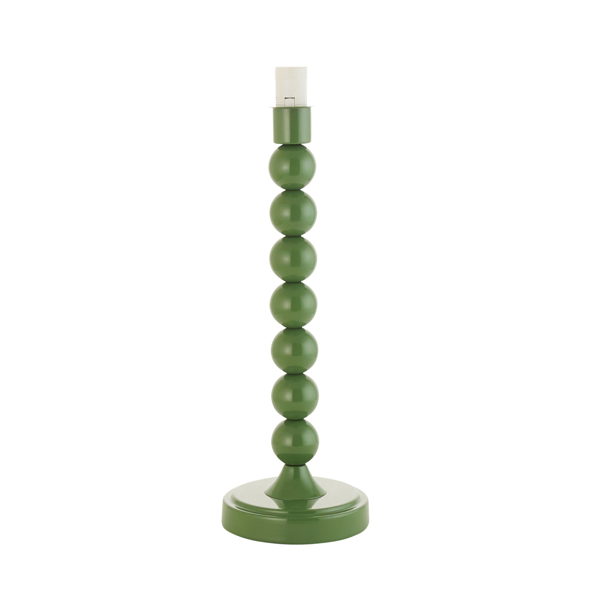 Higgledy Table Lamp Base Gloss Cotswold Green – Green