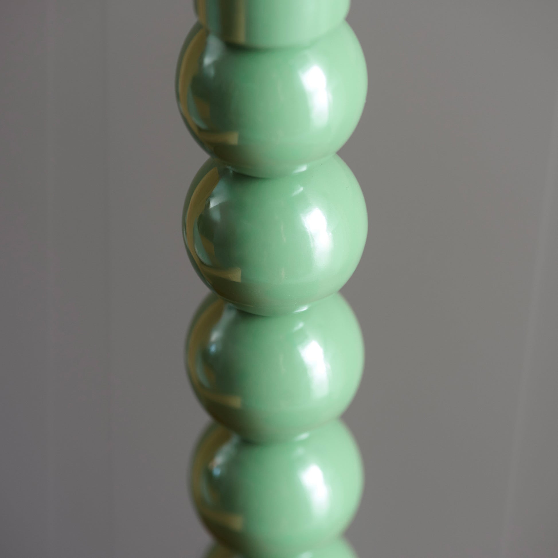 Higgledy Table Lamp Base Gloss Cotswold Green – Green