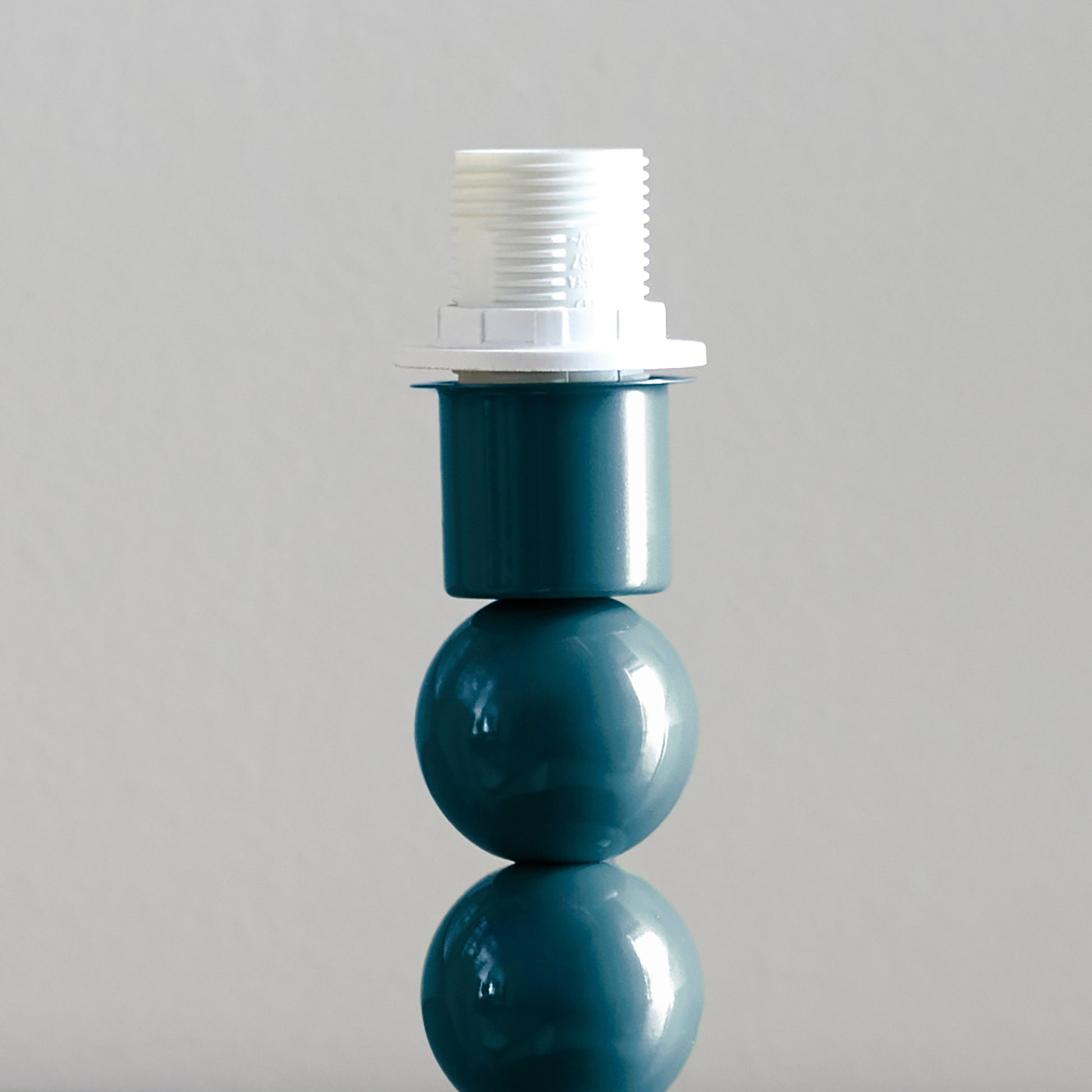 Higgledy Table Lamp Base Gloss Marlin Blue Paint – Blue