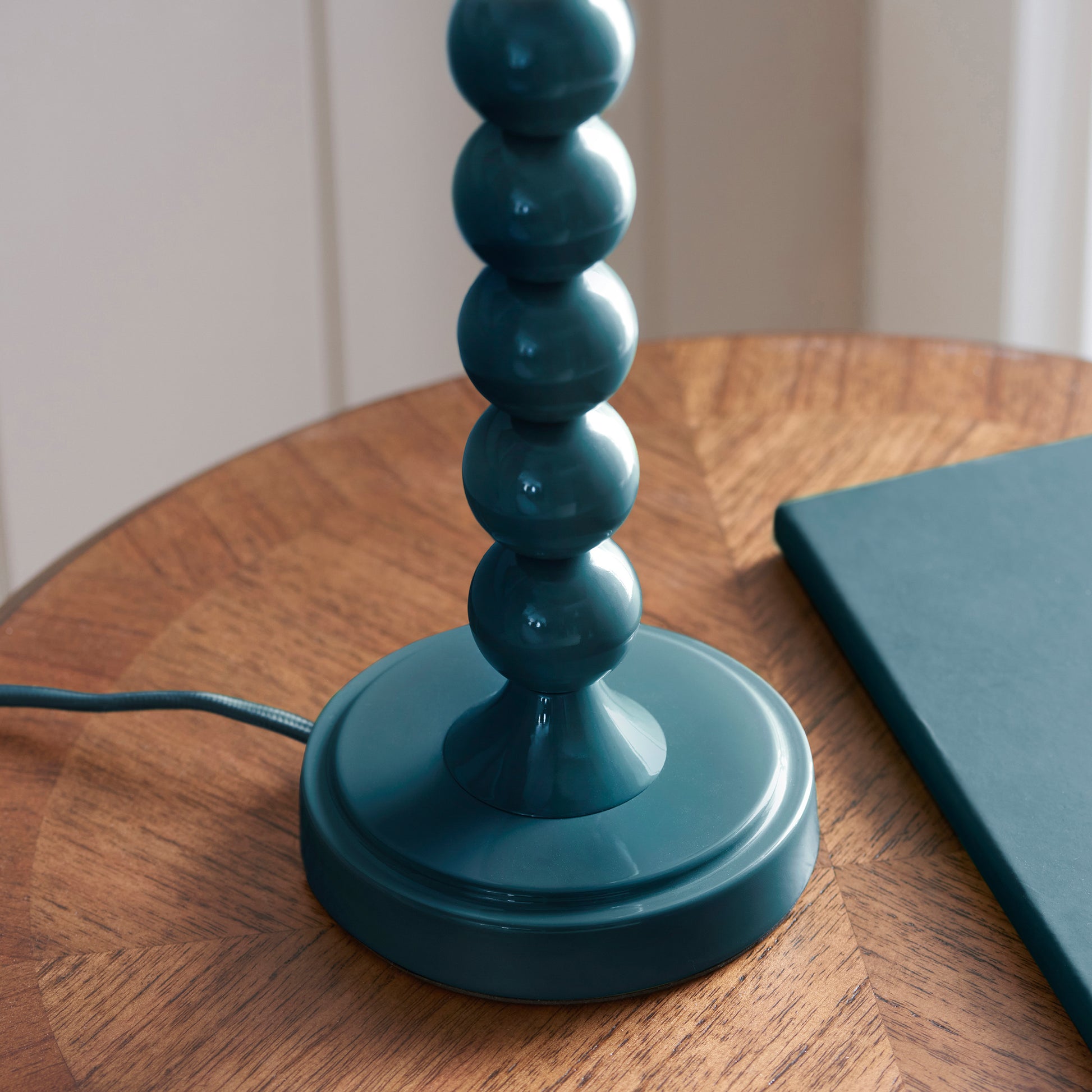 Higgledy Table Lamp Base Gloss Marlin Blue Paint – Blue