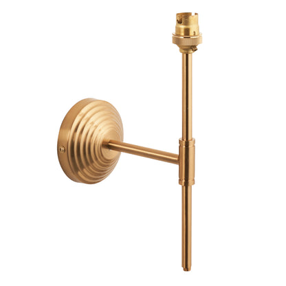 Obelisk T Bar 1 Wall Light Fitting Brushed Brass – Brass