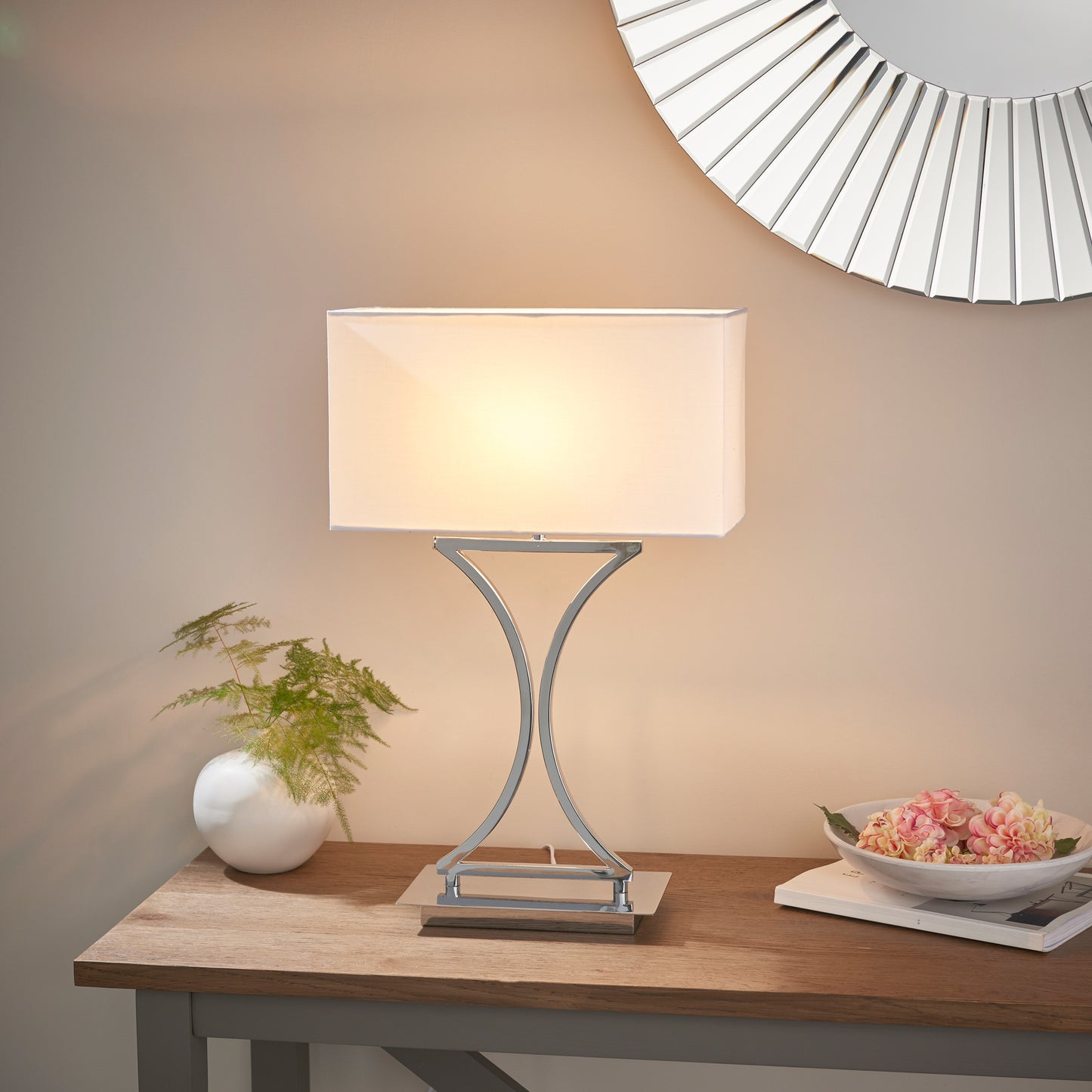 Epalle Table Lamp – Chrome