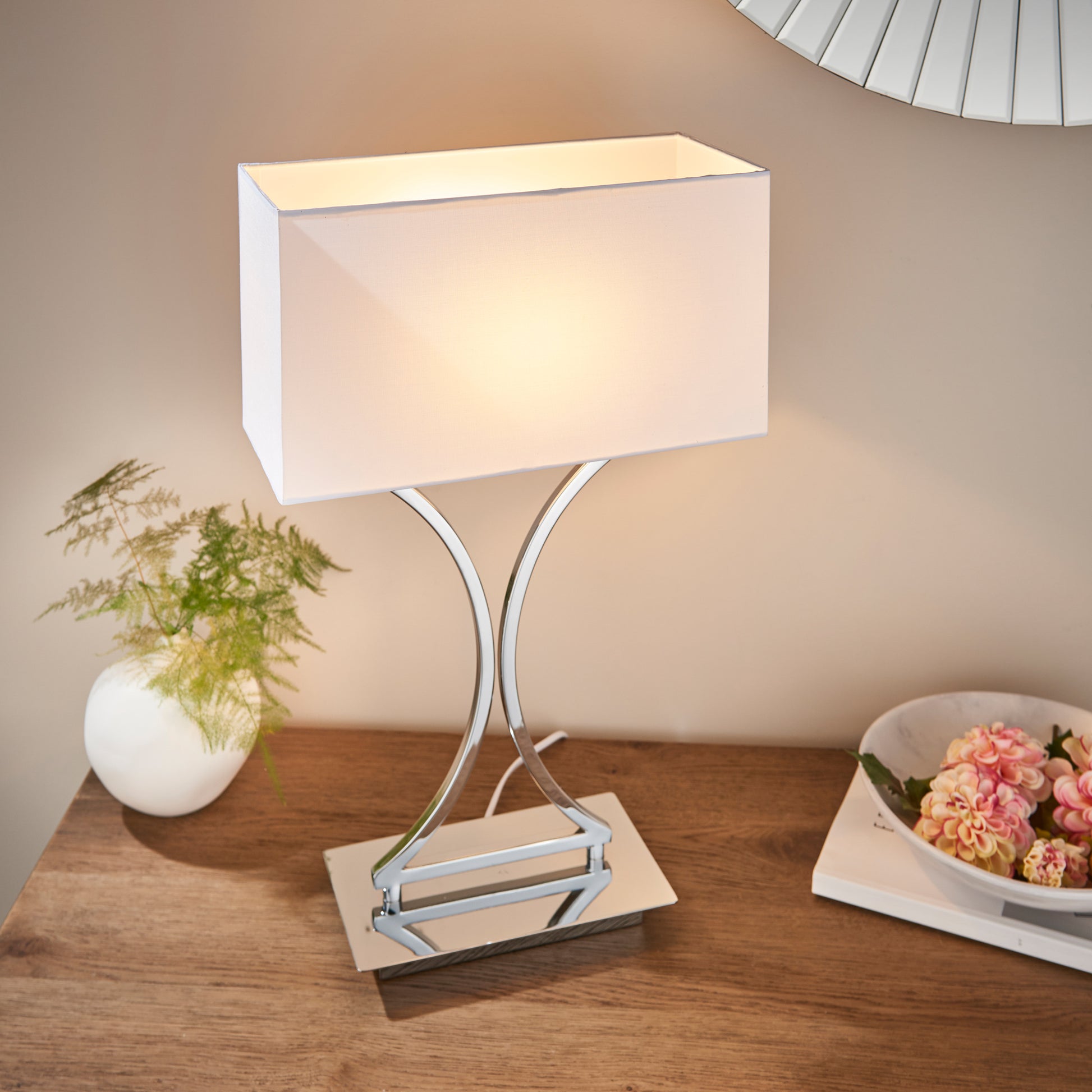 Epalle Table Lamp – Chrome