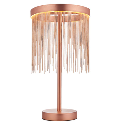 Zelma 1 Table Lamp Brushed Copper – Copper