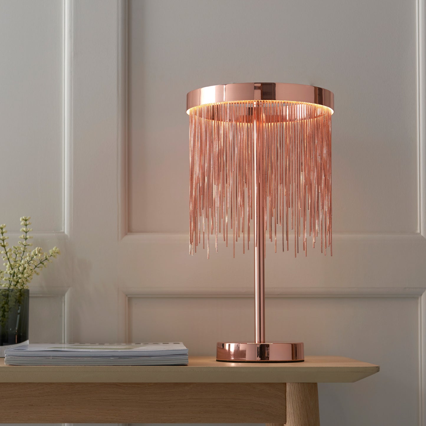 Zelma 1 Table Lamp Brushed Copper – Copper
