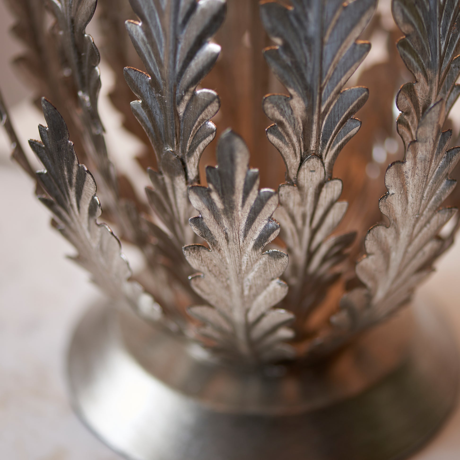 Delphine 1 Table Lamp Silver Leaf – Silver