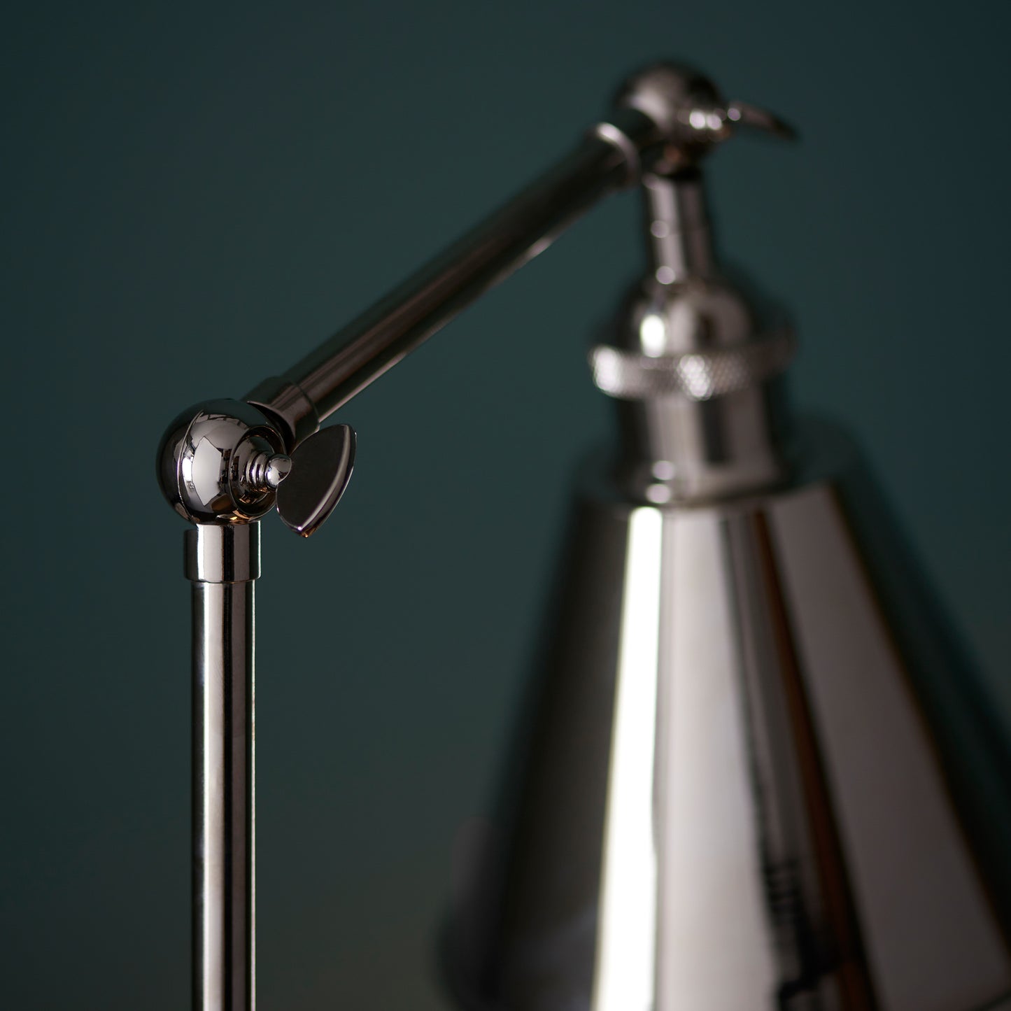 Hal Task Table Lamp Bright Nickel – Nickel