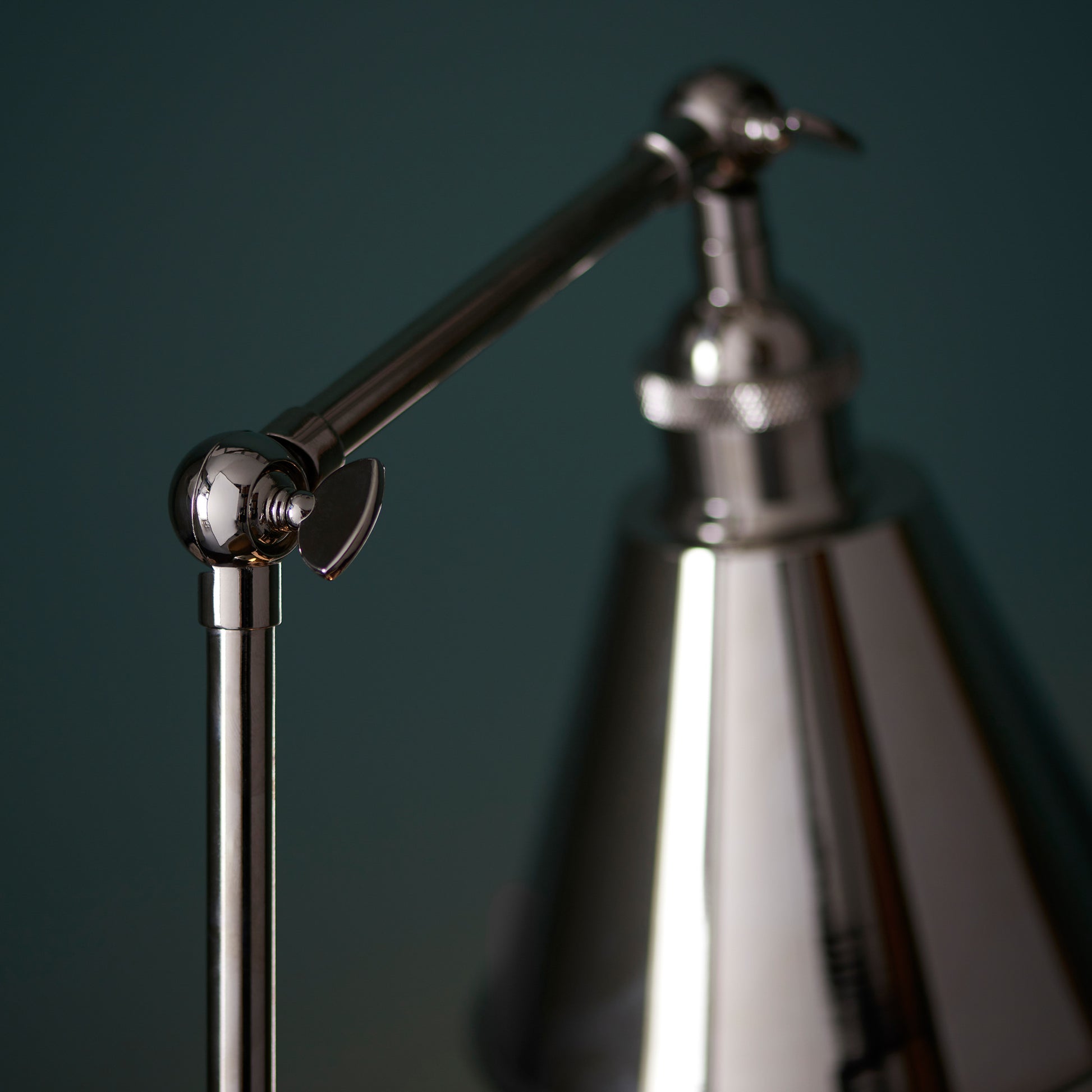 Hal Task Table Lamp Bright Nickel – Nickel
