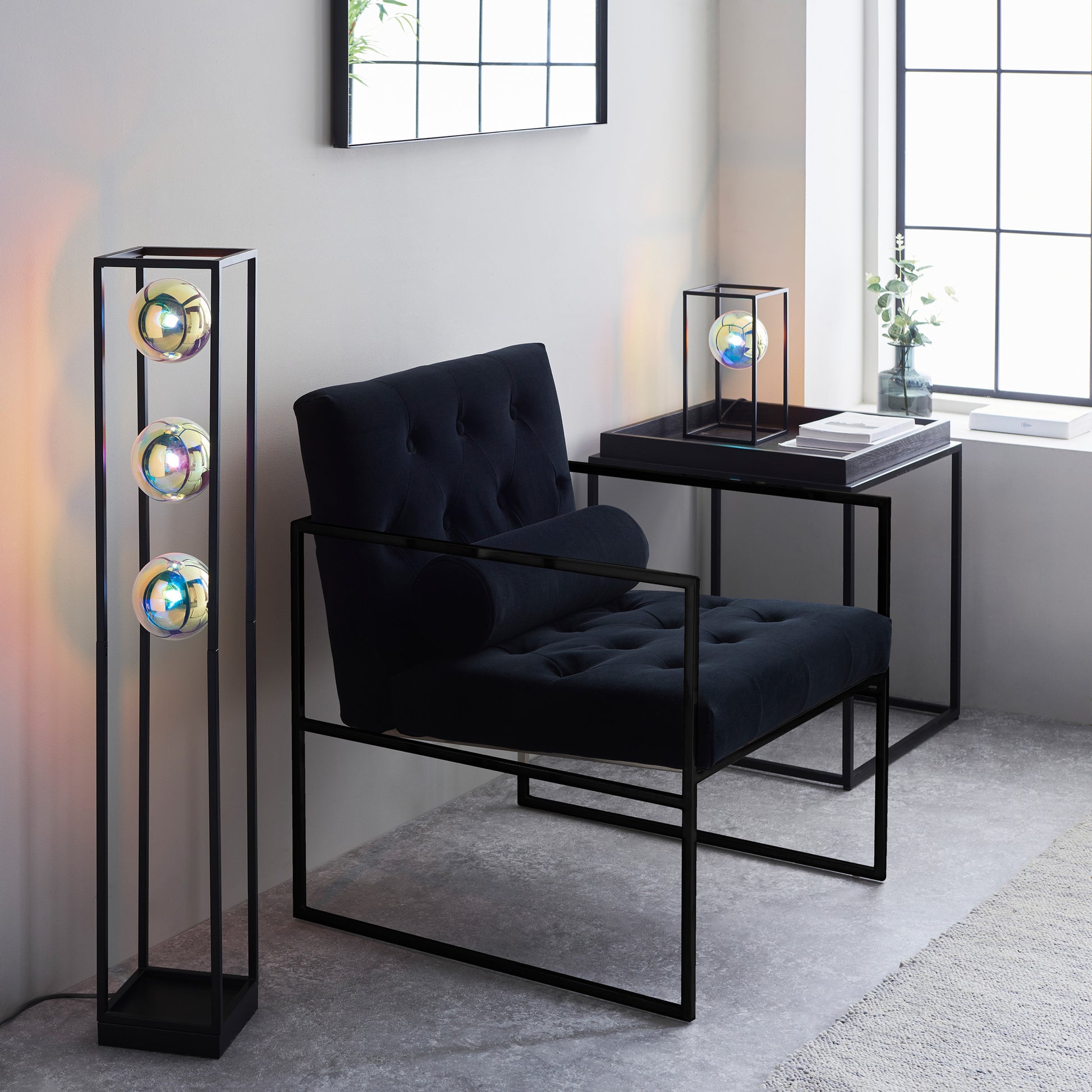 Kinjo Table Lamp Matt Black – Black
