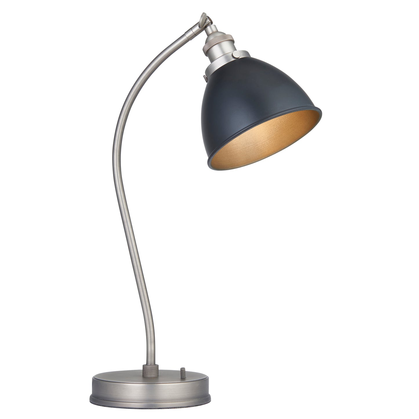 Franklin Table Lamp Pewter – Grey