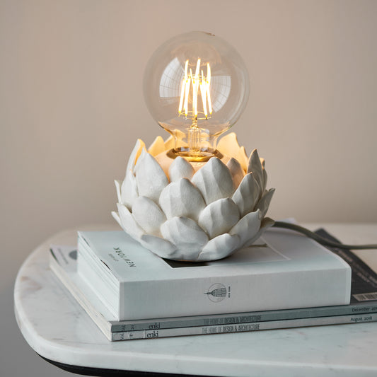 Artichoke Table Lamp – White