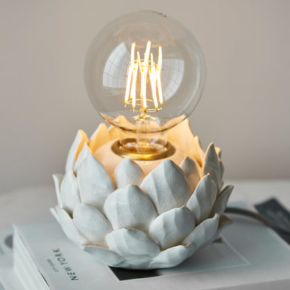 Artichoke Table Lamp – White