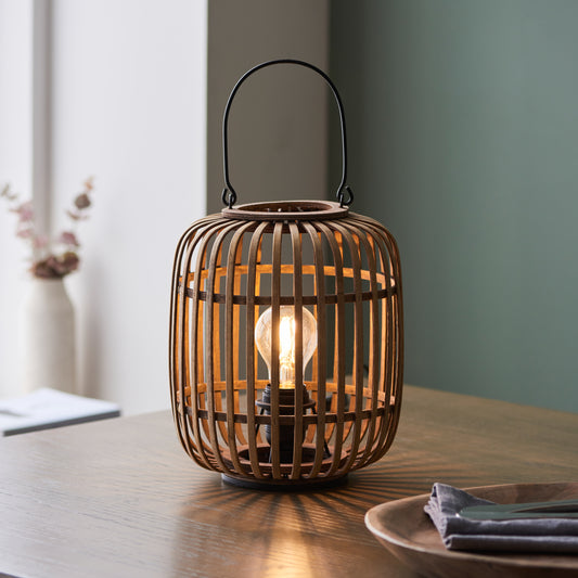 Mathias Table Lamp Natural Bamboo – Natural