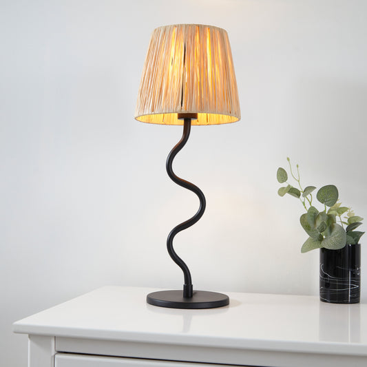 Wriggle Table Lamp – Black