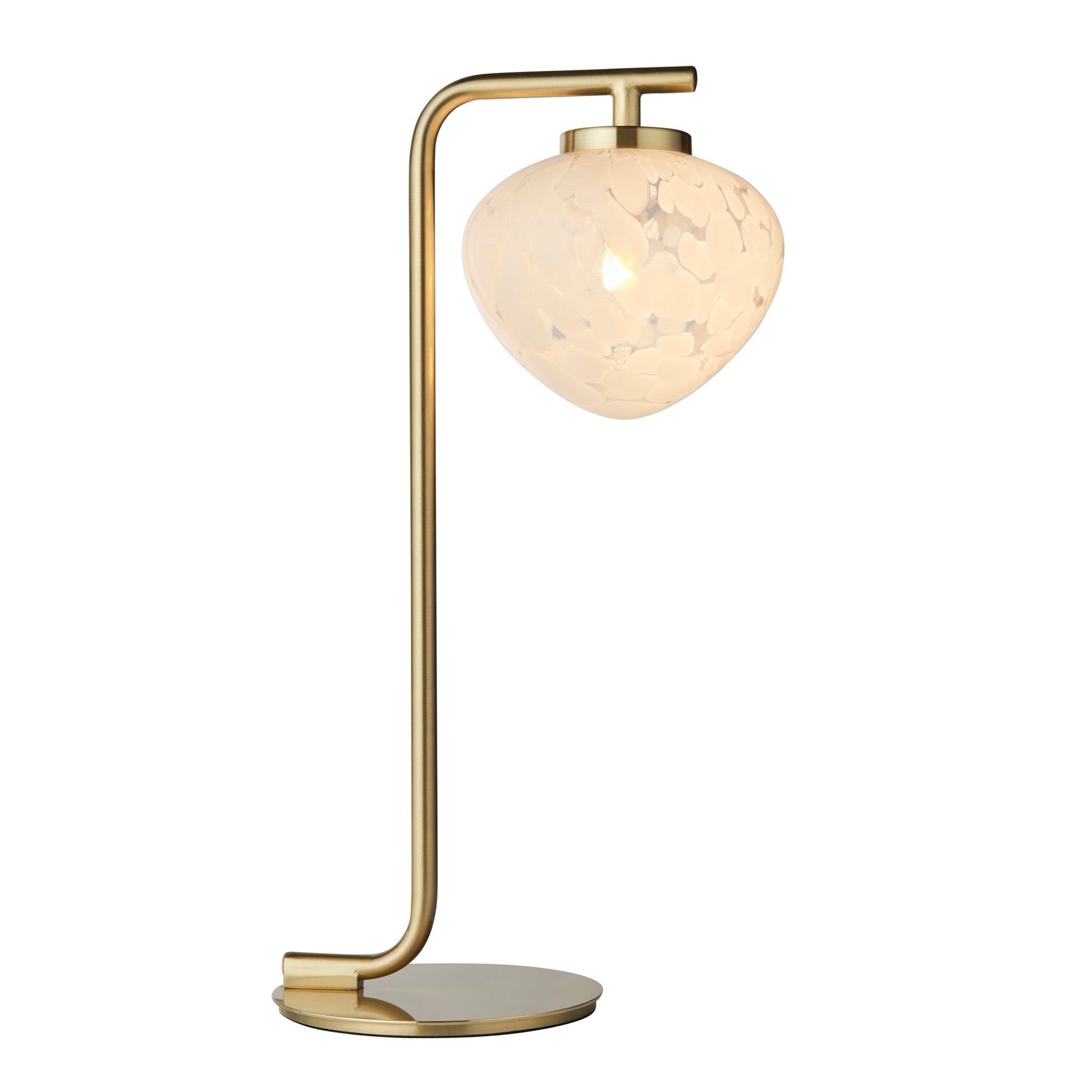 Mali 1 Table Lamp Satin Brass – Brass