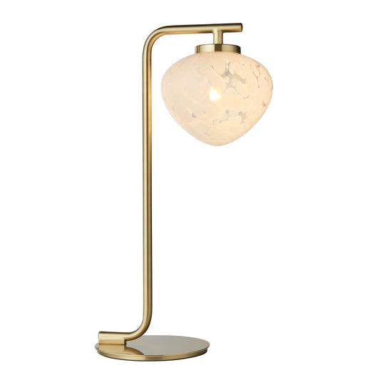 Mali 1 Table Lamp Satin Brass – Brass