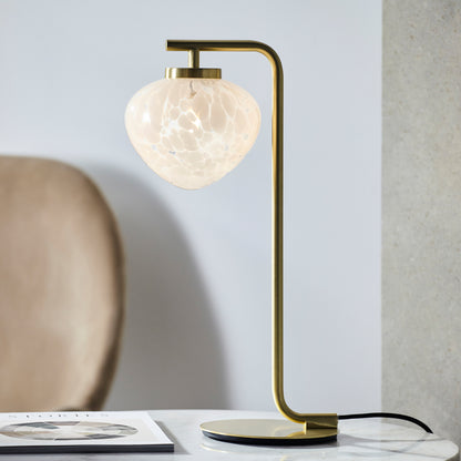 Mali 1 Table Lamp Satin Brass – Brass