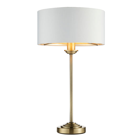 Highclere Table Lamp Antique Brass – Brass