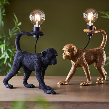 Capuchin 1 Table Lamp Black – Black