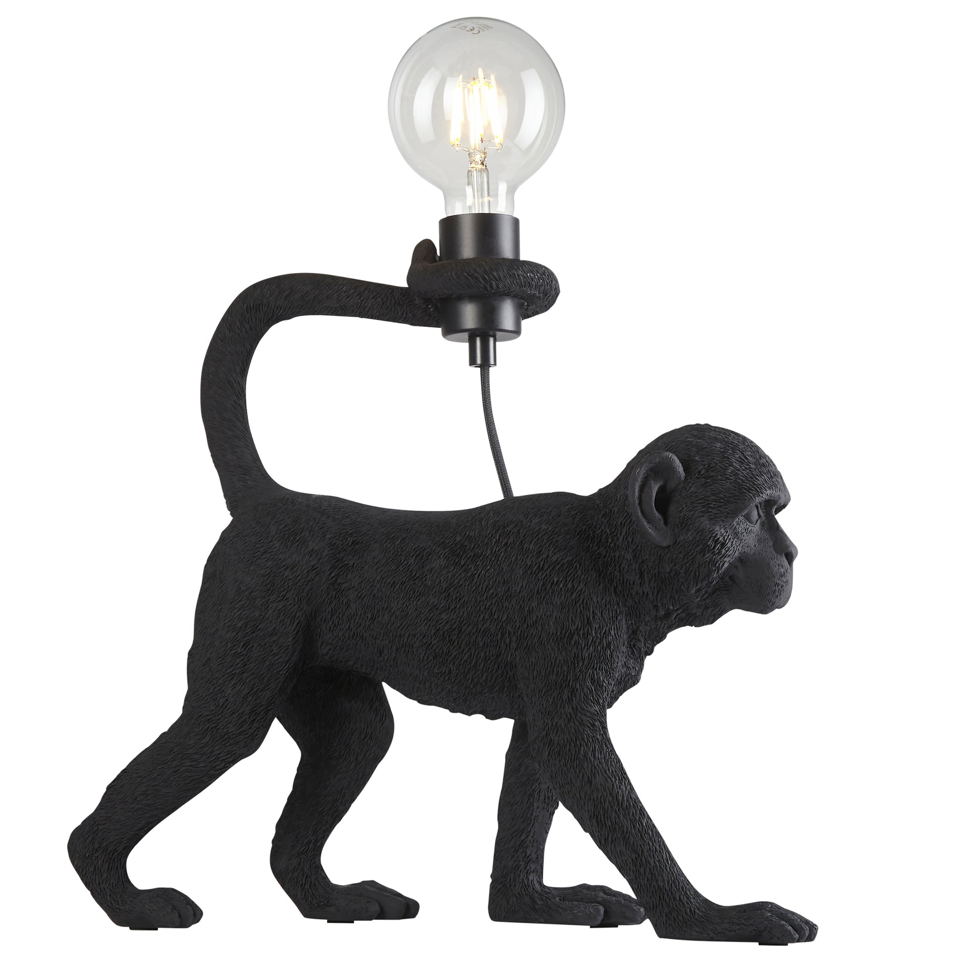 Capuchin 1 Table Lamp Black – Black