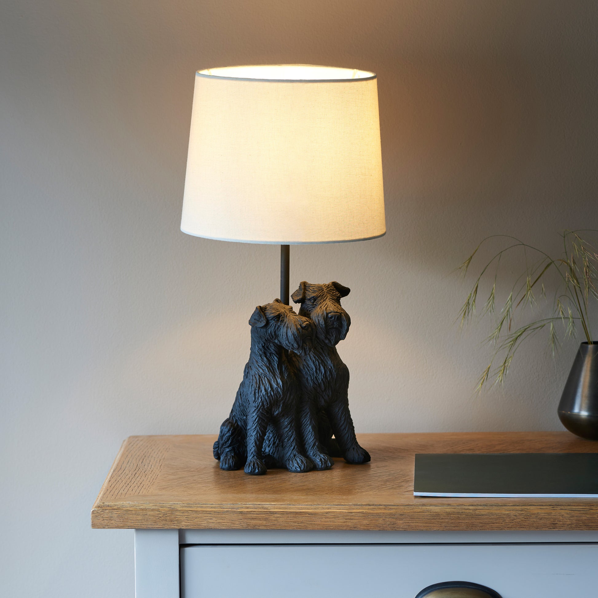 Schnauzer 1 Table Lamp Black – Black