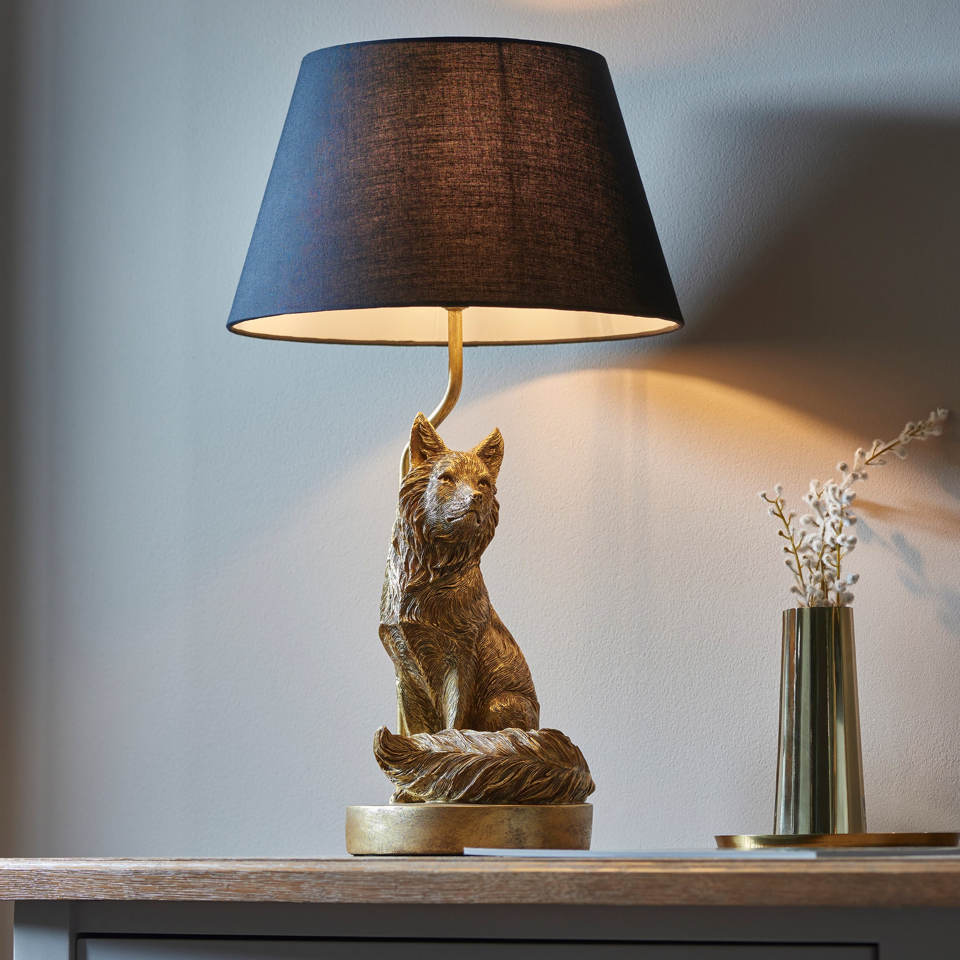 Fox 1 Table Lamp Gold – Gold