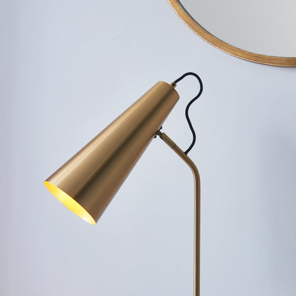 Karna 1 Table Lamp Antique Brass – Brass