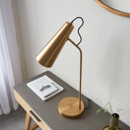 Karna 1 Table Lamp Antique Brass – Brass