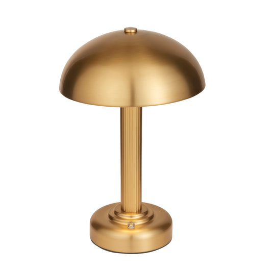 Bridport Rechargeable Table Lamp Warm Brass – Brass