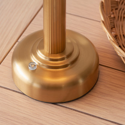 Bridport Rechargeable Table Lamp Warm Brass – Brass