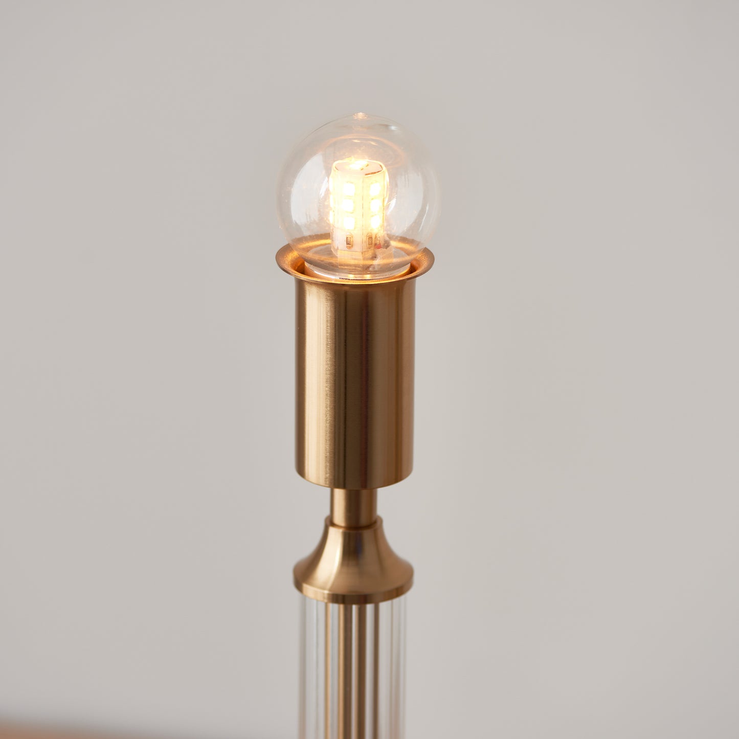 Morton Rechargeable Table Lamp Brushed Aged Brass – Brass