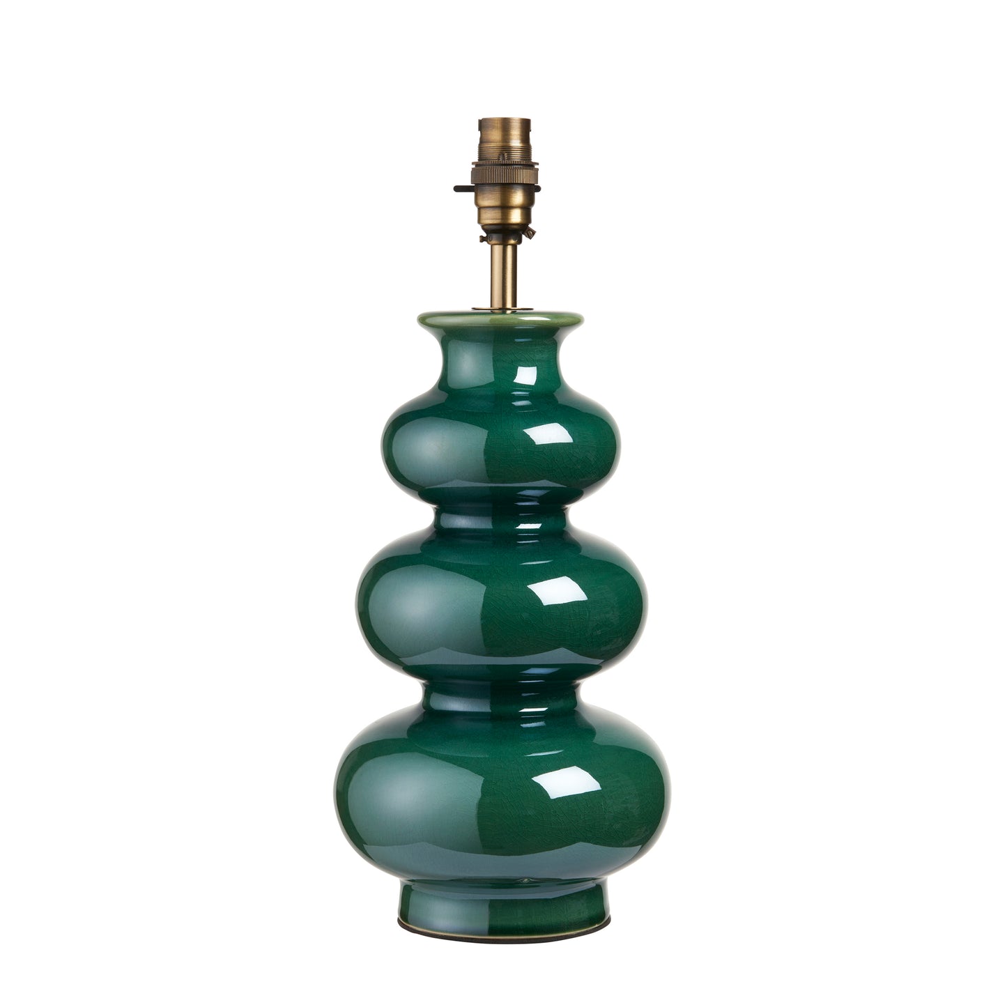 Monroe Table Lamp Gloss Green Reactive Glaze – Green