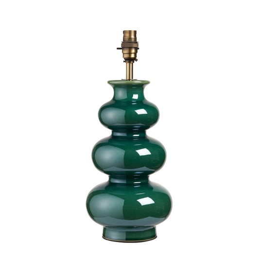 Monroe Table Lamp Gloss Green Reactive Glaze – Green