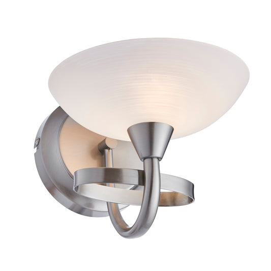 Cagney Wall Light Satin Chrome – Chrome