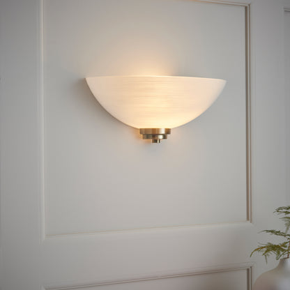 Welles Wall Light Antique Brass – Brass