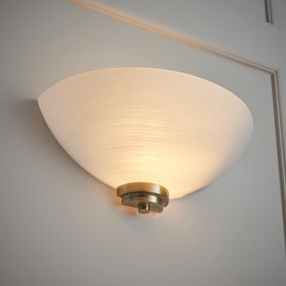 Welles Wall Light Antique Brass – Brass
