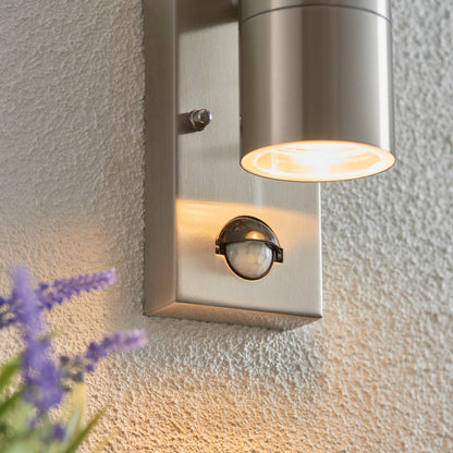 Cannon PIR 2 Wall Light – Silver