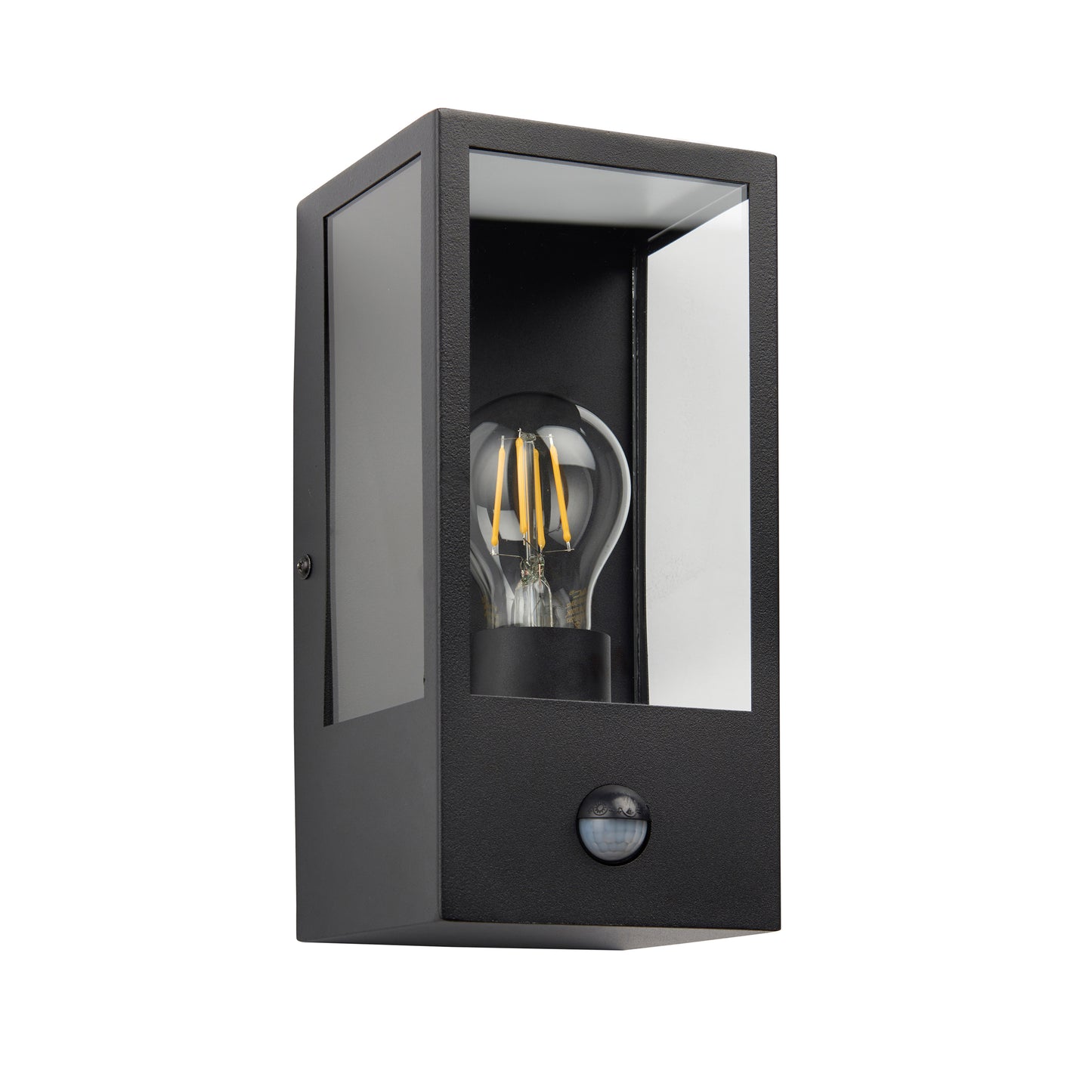 Oxford Outdoor PIR 1 Wall Light Black – Black