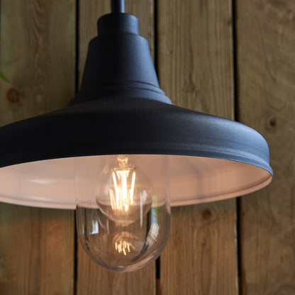 Farmhouse Outdoor 1 Wall Light – Black