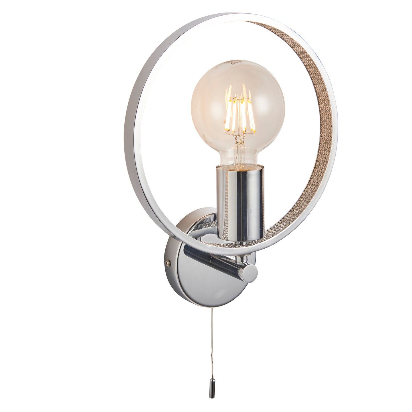 Merola Bathroom 1 Wall Light Chrome – Chrome