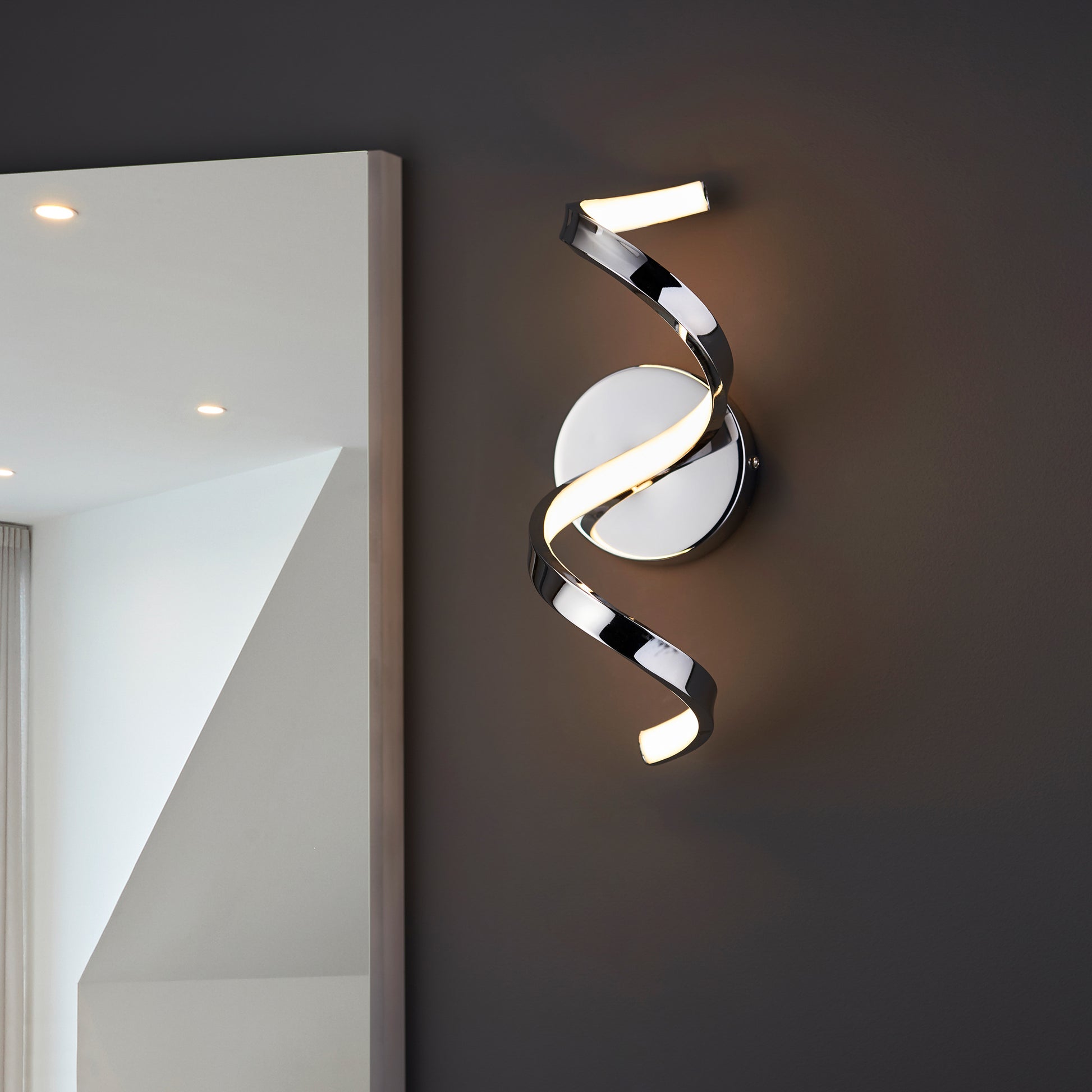 Astral Bathroom 1 Wall Light Chrome – Chrome