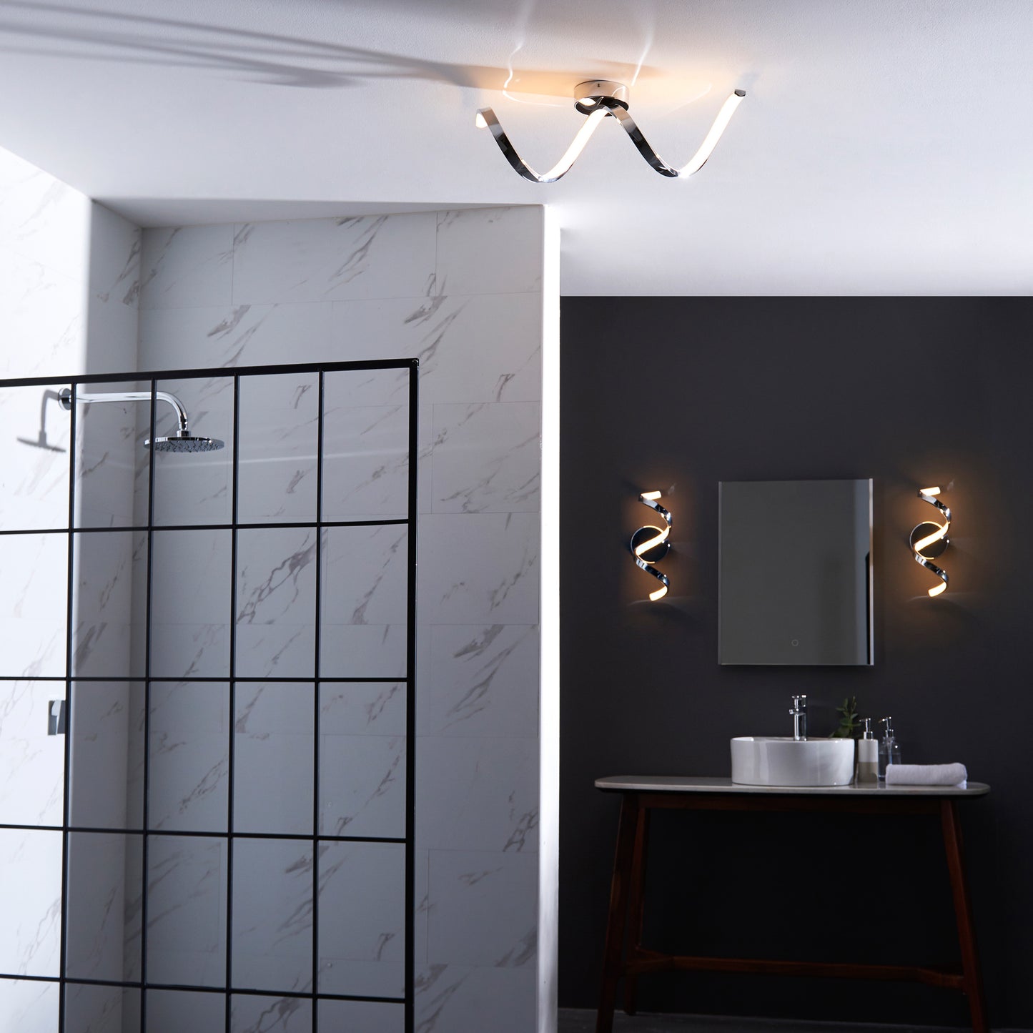 Astral Bathroom 1 Wall Light Chrome – Chrome