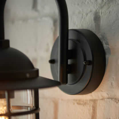 Port Outdoor 1 Wall Light – Black