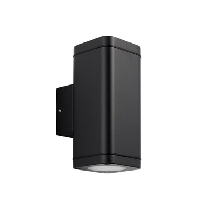 Milton Outdoor 2 Wall Light – Black