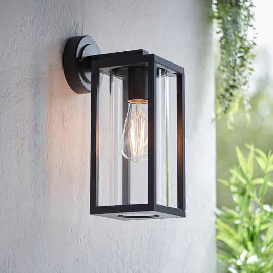 Hamden Outdoor 1 Wall Light – Black