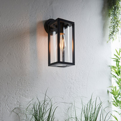 Hamden Outdoor 1 Wall Light – Black