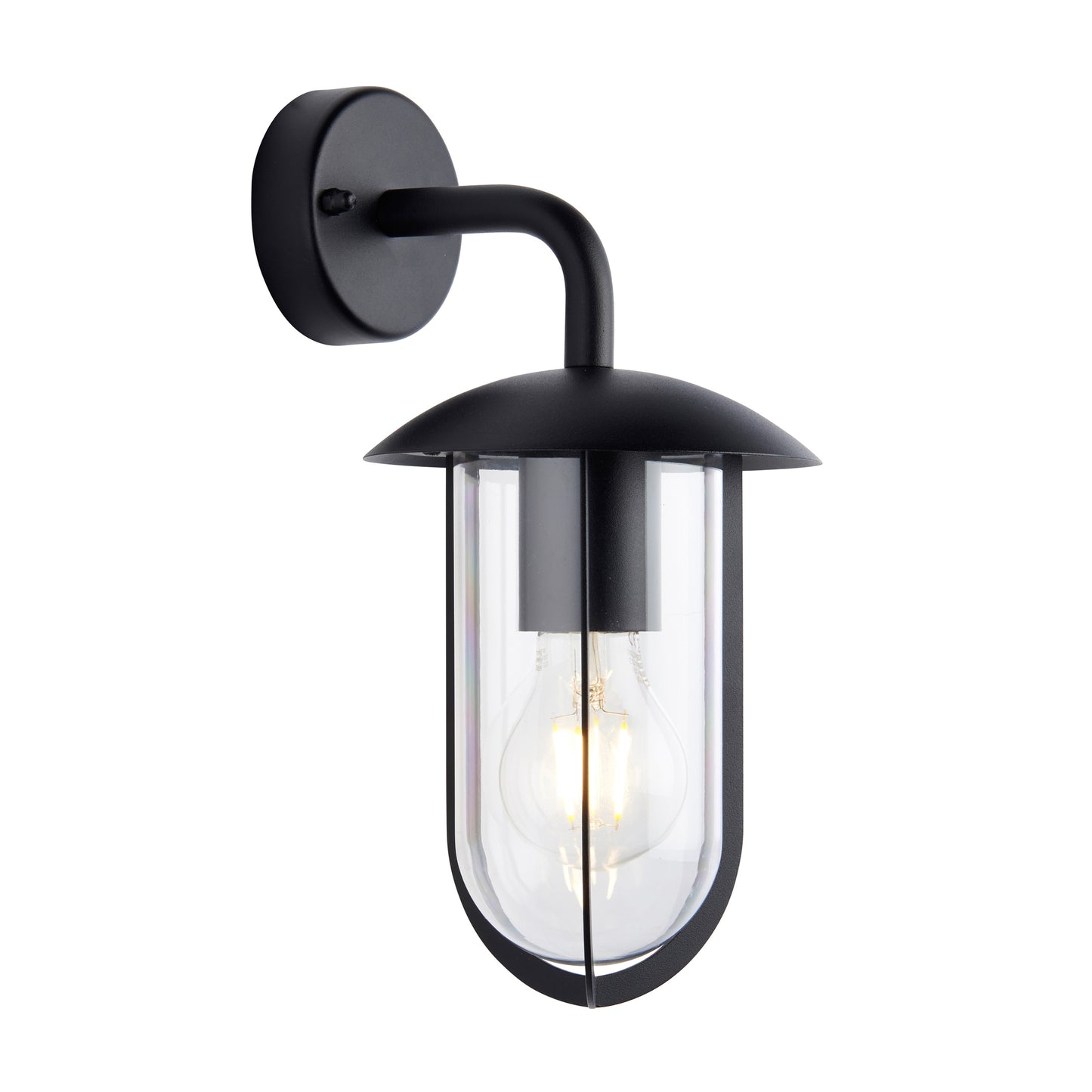 Quinn Outdoor 1 Wall Light – Black