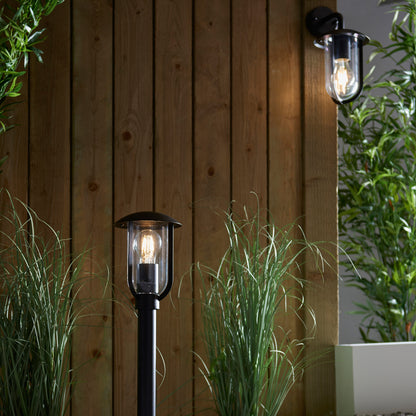 Quinn Outdoor 1 Wall Light – Black