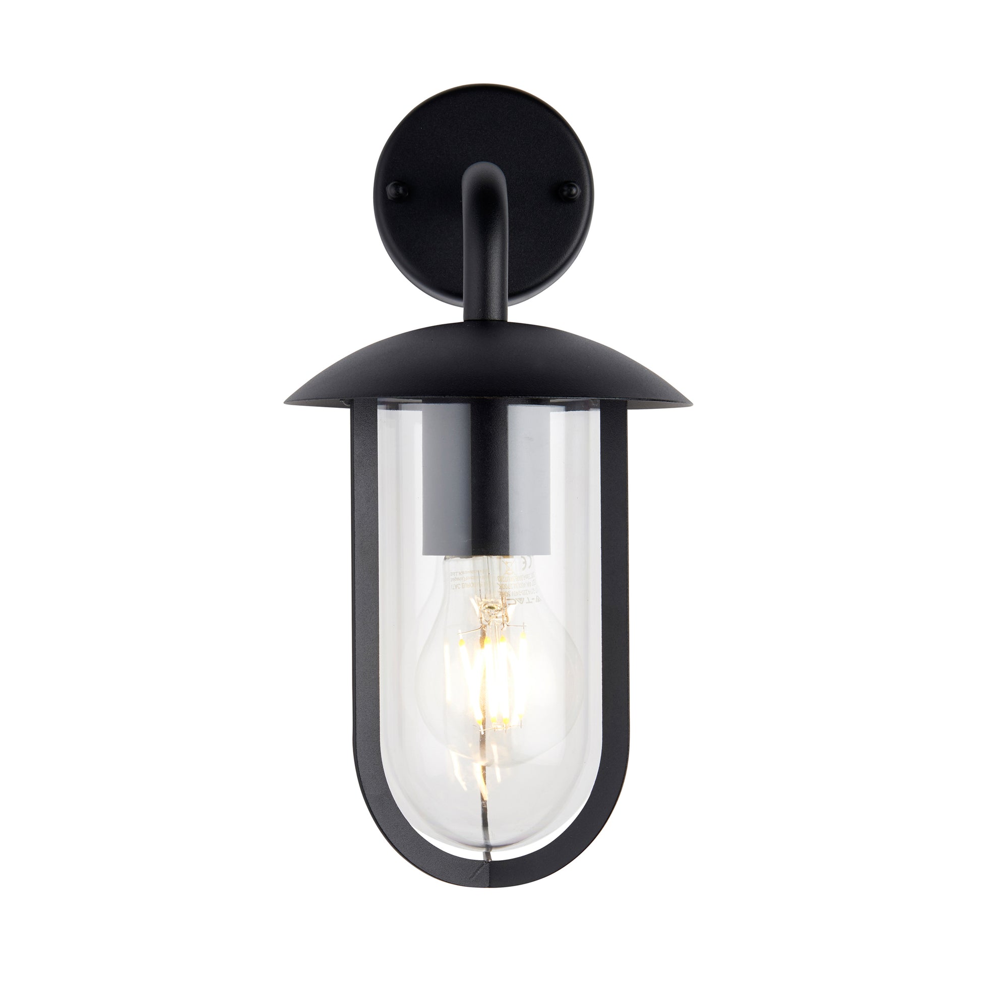 Quinn Outdoor 1 Wall Light – Black